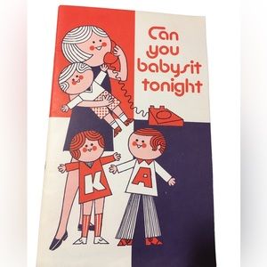 Vintage Book (1978) Can You Babysit Tonight?